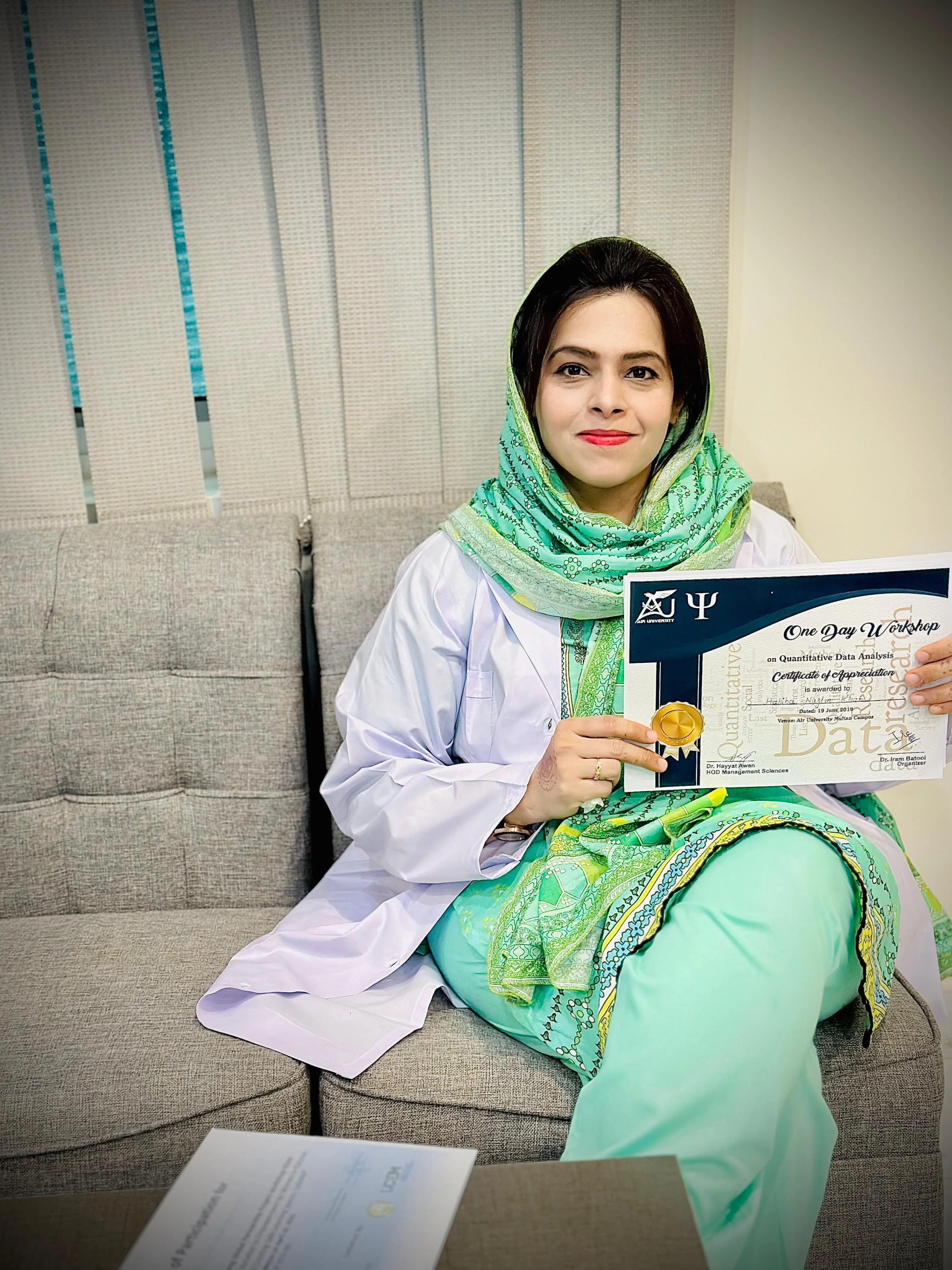 Profile of Clinical Psychologist Habiba Nazim Khan