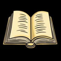 Open book icon representing vision