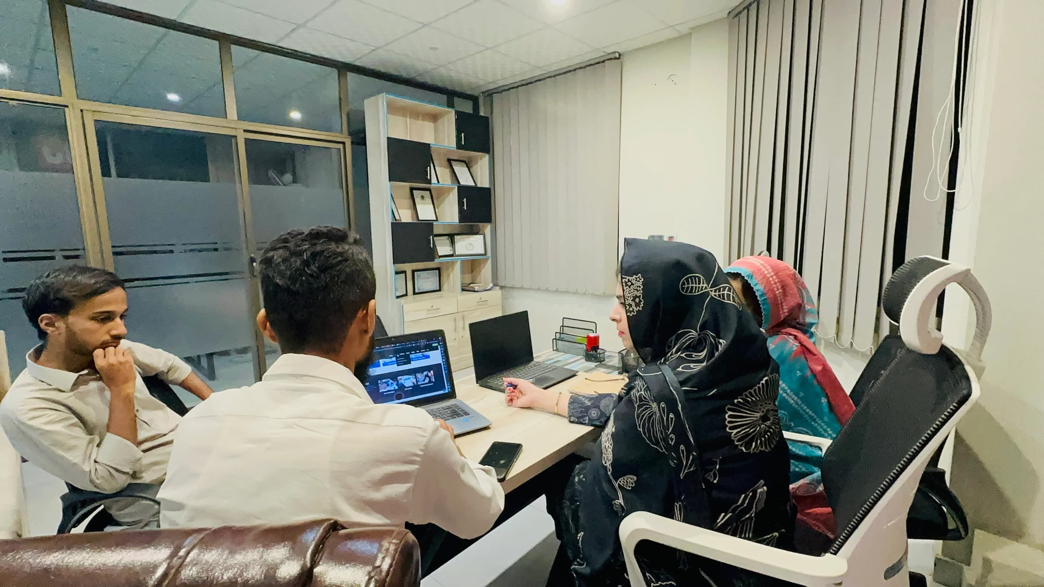 Team engagement during Q&A session at Arwa Technologies workshop